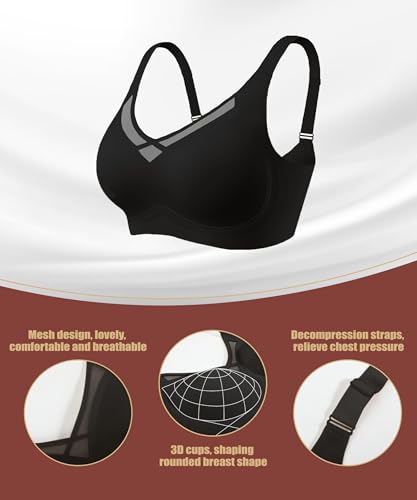 Sae Eleisa Wireless Push-Up Bras for Women - Full Coverage - Image 6