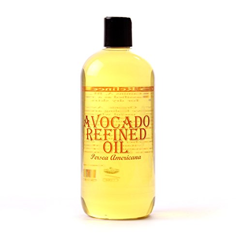 Mystic Moments | Avocado Refined Carrier Oil - 500ml - Pure & Natural Oil Perfect for Hair, Face, Nails, Aromatherapy, Massage and Oil Dilution Vegan GMO Free