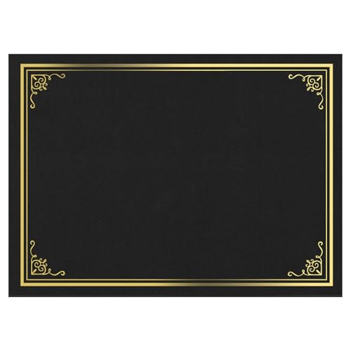 Funda para documentos Geographics portafolios negro 21,5 x 27,9 cm para archivo de hojas