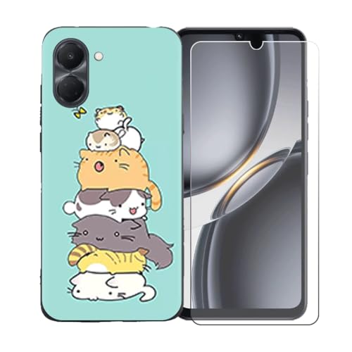 �pGUYAHANYER�P�[�X �K�p���� Tecno Spark Go 3 + �����K���X�X�N���[���ی�t�B���� �A���ȃ\�t�g�V���R���P�[�X�ی�TPU�J�o�[�̃P�[�X�J�o�[�p �K�p���� Tecno Spark Go 3 (6.75") - LLM39