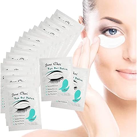 Under Eye Gel Pads - 100 Pairs Eyelash Extension Pads Lint Free for Pro Salon and Individual Eyelash Pads for Lash Extensions Cover