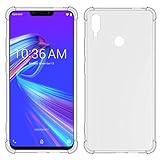 TIYA Case Clear for Asus Zenfone Max (M2) ZB633KL TPU Four Corners Cover Transparent Soft