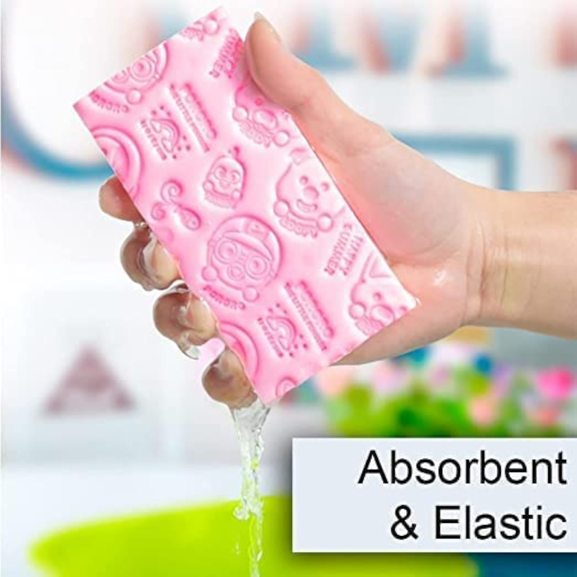 Ultra Soft Bath Body Shower Sponge, Gentle Exfoliating Scrub