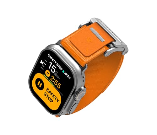 Image of Aulumu A11 Mag Buckle Slim Band Designed for Apple Watch Band | for Apple Watch Ultra2 /Apple Watch Ultra 49mm, Series 9 /8 /SE2 /7 /6 /SE /5 /4 /3 /2 /1 45mm /44mm /42mm | Stainless Steel Magnetic Clasp Band