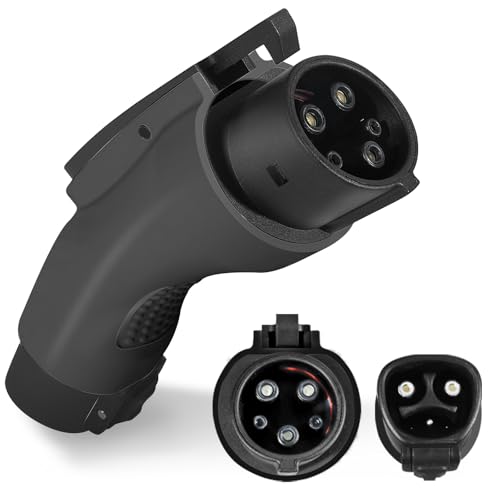 Tesla - J1772�pEV�[�d��A�_�v�^�[�A�ő�60A 250V�AIP65�A�v���X�Z�[�t�e�B���b�N�t���ANACS - J1772�A�_�v�^�[�ATesla�E�H�[���R�l�N�^/Tesla Destination/���o�C���[�d��(J1772 EV�̂�)�ɑΉ�(