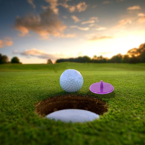 Marqueurs de balle de golf légers et robustes en plastique Veemoon - 6