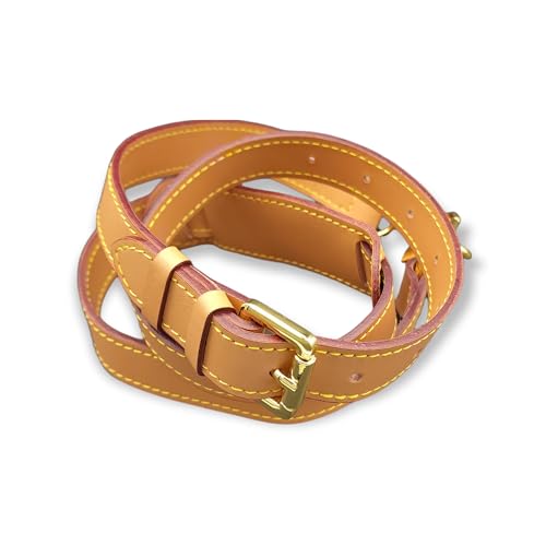 Vachetta Leather for Keepall 45 50 55 Speedy 40 Bag Adjustable Crossbody Luggage Shoulder Strap w/Shoulder Pad4