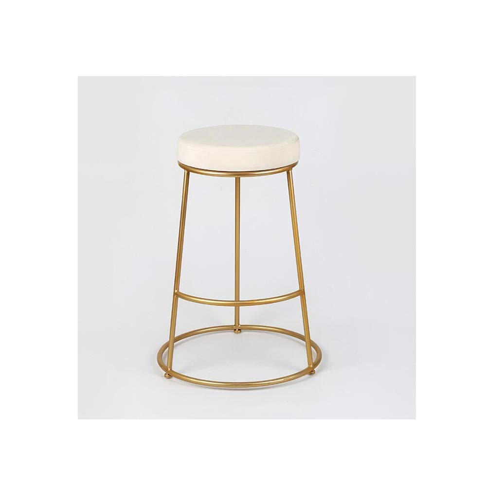 Aglzwy Set Of 3 Modern Home Barstools Bar Stools Upholstered Seat Metal Frame For Kitchen Island Indoor Outdoor Cafe Breakfast Color White Size 45x45x63cm Amazon Co Uk Kitchen Home