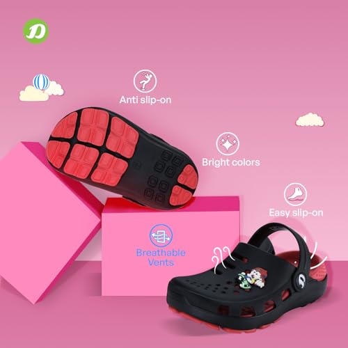 Image of DOCTOR EXTRA SOFT Unisex-Child Kids Classic Ultra Soft Clogs /Sandals with Adjustable Back Strap| Comfortable & LightWeight| Stylish & Anti-Skid| Indoor & Outdoor Casual Sports Mules Boys & Girls D-514