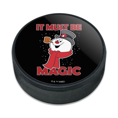 Frosty It Must Be Magic Ice Hockey Puck