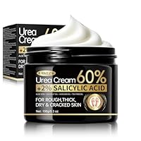 LAWEZX Urea Creme 60 Prozent für Füße und Hände, 150g Urea-Creme plus 2% Salicylsäure - Reparaturcreme für Raue, Trockene und Rissige Haut, Hornhautentferner, Intensive Feuchtigkeit, Maximale Stärke