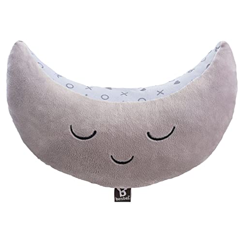 Benbat Baby Travel Cushion, Children's Neck Cushion, Car Travel Pillow, Infant Head Support Pillow, Children's Cushion (4 Years), Gray #TOP9