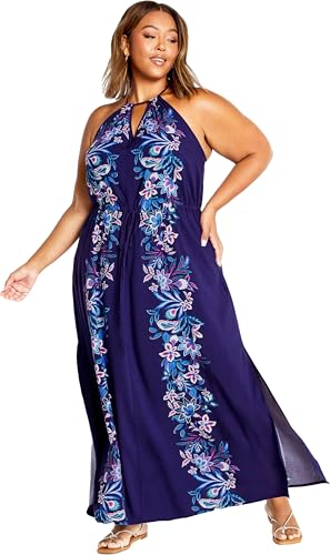 City Chic Women's Plus Size Dress - Island Girl