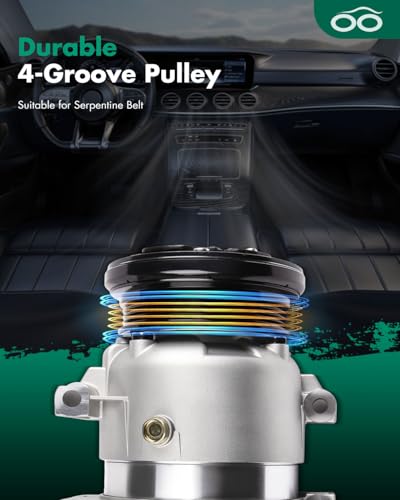 Image of SCITOO AC Compressor fit for Chevrolet for Camaro 5.7L 1998-2002 | Fast Cooling, Ultra Low Noise (≤72 dB)Air Conditioner Compressor with Clutch, Easy Installation, 1520312 10307260