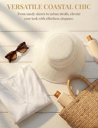 Sombrero de sol estilo bucket para mujer, plegable y liviano miniatura 4