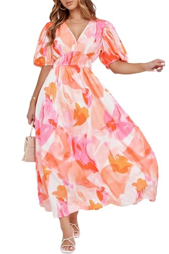 Image of Sissyaki Women's Floral Maxi Dress 2026 Summer Spring Wedding Guest Dress