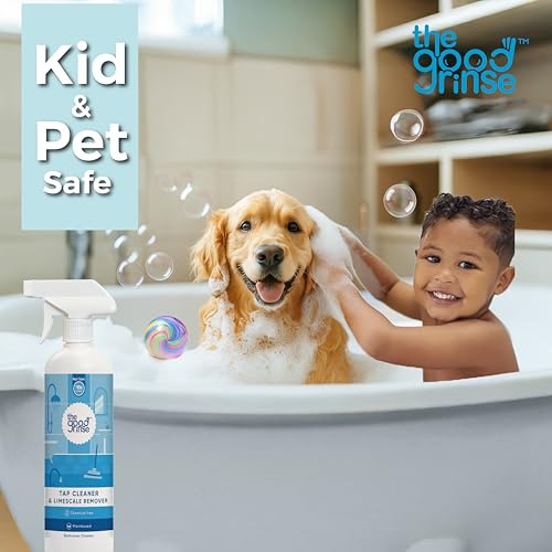 Image of Tap Cleaner & Limescale Remover | Foaming Formulation for Reduced Scrubbing Effort, Non-Toxic | 500ml | All Purpose Cleaner Suitable for Bathroom, Tap, Shower, Tiles, Mirror