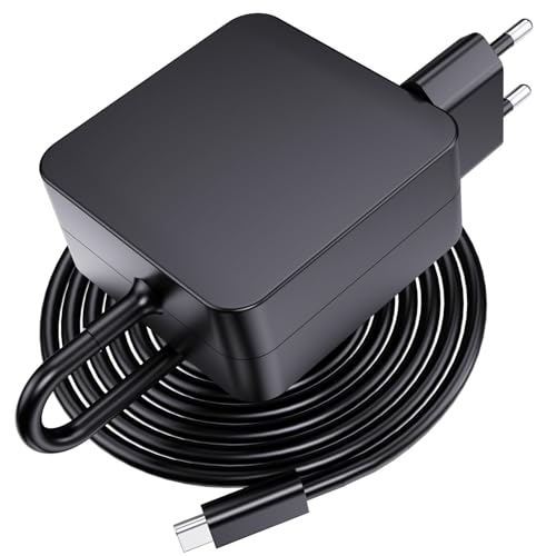 65W USB C Cargador Compatible con ASUS Zenbook 14 13 UX490 UX435 UX425 UX425E UX325 UX325E UX391 AD10380 A19 065N3A, Chromebook C302C C213 C214 C436 C523 ADP 45EW B Tipo C Adaptador alimentación