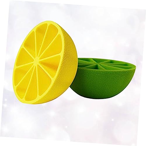 Molde de cubitos de hielo silicona forma limón 2 piezas miniatura 7