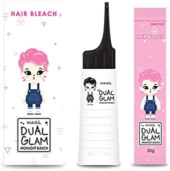 MASIL Dual Glam Self Hair Highlight Bleach Kit 4.2oz