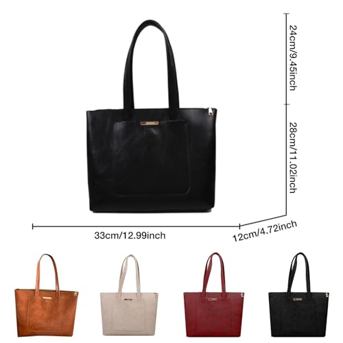 LinRim Häkeln Für Anfänger Taschen Bag Tote Bag Lazy Tote Bag. Fashion Personality Underarm Bag Retro Simple Shoulder Bag For Women Taschen Nähen Aus (Red, One Size)