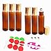 GreatforU 6 Stück Glasflaschen für ätherische Öle, Glas Roll-On Flaschen 15ml, nachfüllbarer Behälter Braun für Aromatherapie Parfüm mit Flaschenöffner Pipetten und Etikette, Ideal für Haus und Reise ml Glas günstig Kaufen-GreatforU 6 Stück Glasflaschen für ätherische Öle, Glas Roll-On Flaschen 15ml, nachfüllbarer Behälter Braun für Aromatherapie Parfüm mit Flaschenöffner Pipetten und Etikette, Ideal für Haus und Reise
