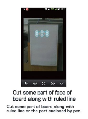 Tableau blanc aimant drap Nakabayashi 450x300mm - 5