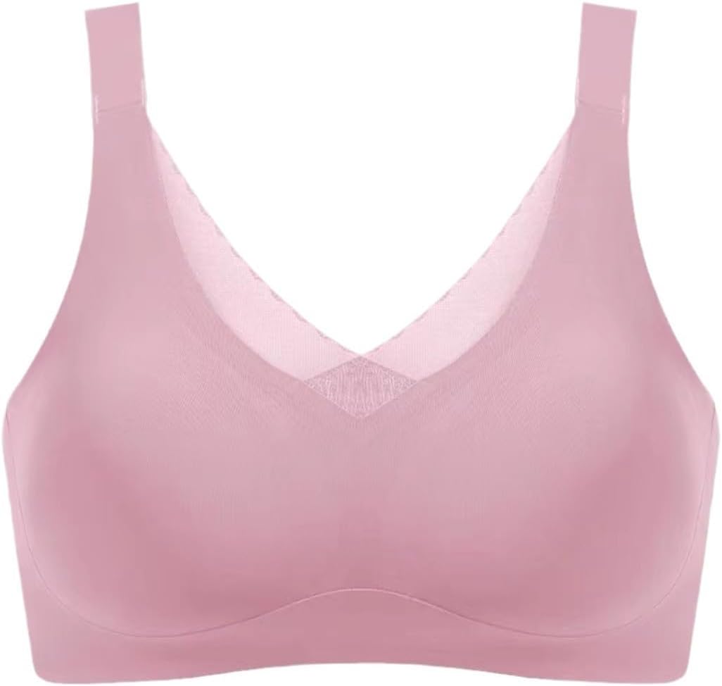 Women Seamless Mastectomy Bras with Breast Prosthesis Pockets Artificial Fake Boobs Bras Wireless Comfort Sports Bra