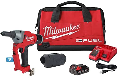 Milwaukee M18 Fuel ONE-Key 18-Volt Lithium-Ion Cordless Rivet Tool Kit