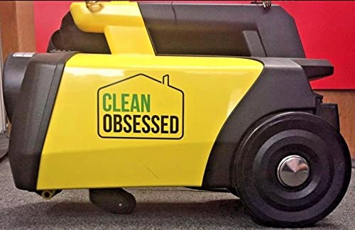 Clean Obsessed Canister Vacuum Cleaner For Carpet And Hard Floors, Portable Commercial Grade Cleaning System Includes 8 Piece Attachment Kit, 27 Foot Cord And Adjustable Shoulder Strap #TOP1