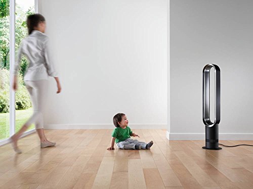 Dyson Air Multiplier AM07 Tower Fan, Black/Silver (Renewed)- Buy Online