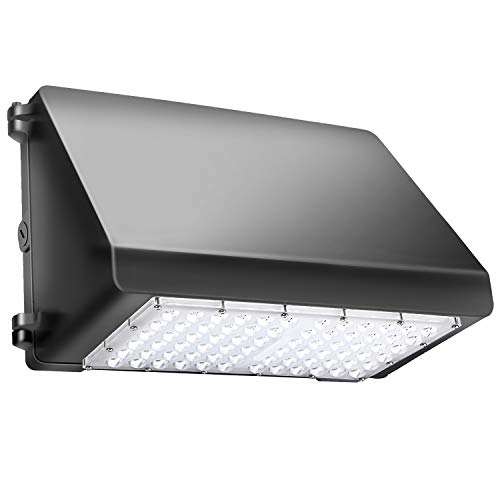 Moobibear B1-Q0KC-S9FK Super Bight LED Wall Pack, UL DLC Listed, 60W 7200lm Area, 300W HPS/HID Replacement, 5000K Daylight White, 50,000hours Lifespan, Commercial and Industrial IP65 Outdoor Lighting
