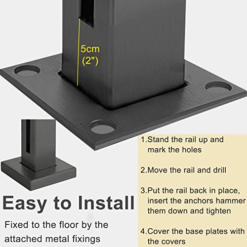 Parapetto per balaustra in vetro inossidabile per