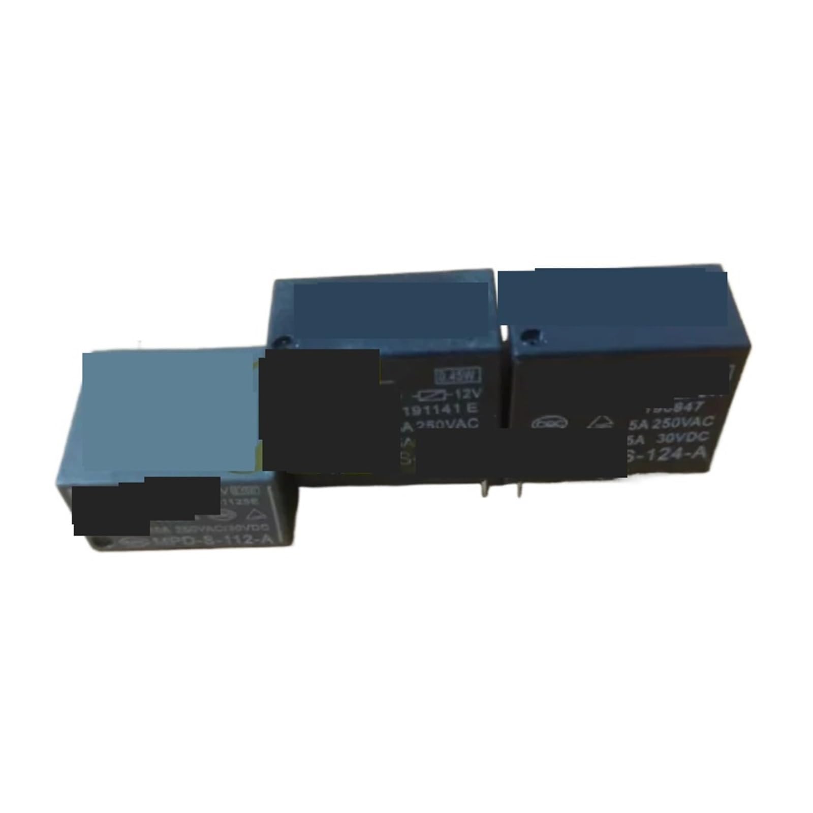 JHZXNMRU 5PCS/LOT MPD-S-105 112 124-A 12V 24V 5A/10A relay set normally open 4-pin stock(5V-10A)