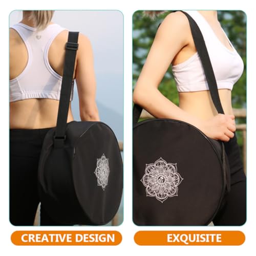 Bolsa de yoga de nylon negro: adiós al peso con sus ruedas y gran capacidad 3