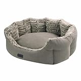 Nobby Komfort Bett oval CACHO Hellbraun 55 x 50 x 21 cm