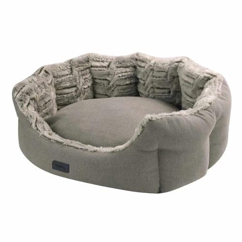 Nobby Komfort Bett oval CACHO Hellbraun 55 x 50 x 21 cm