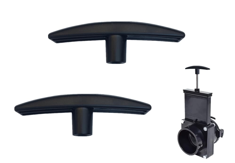 Image of RV Waste Valves Handles 2 PCS Professional RV Sewer Valve Handle Replacement RV Dump Valve Replacement Handle Compatible with 1 1 /2 inch and 3 inch Gate Valves for RV Sewer Dump Valve Extension Rods