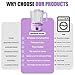 Underwear Washing Machine, Upgrade 2.5L Mini Portable Washing Machine, Mini Washer Deep Cleans Small Clothes for Apartment, Dorm, RV, Travel & Hotel Use (Purple)