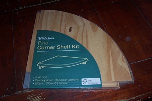Wickes Pine Corner Shelf Kit