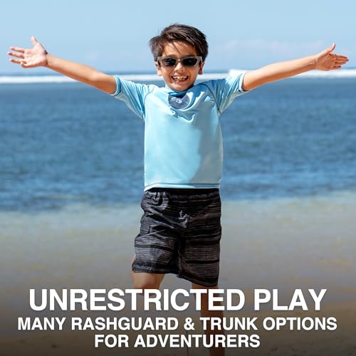 Image of Kanu Surf Boys' Hangout UPF 50+ Sun Protective Rashguard Swim Shirt