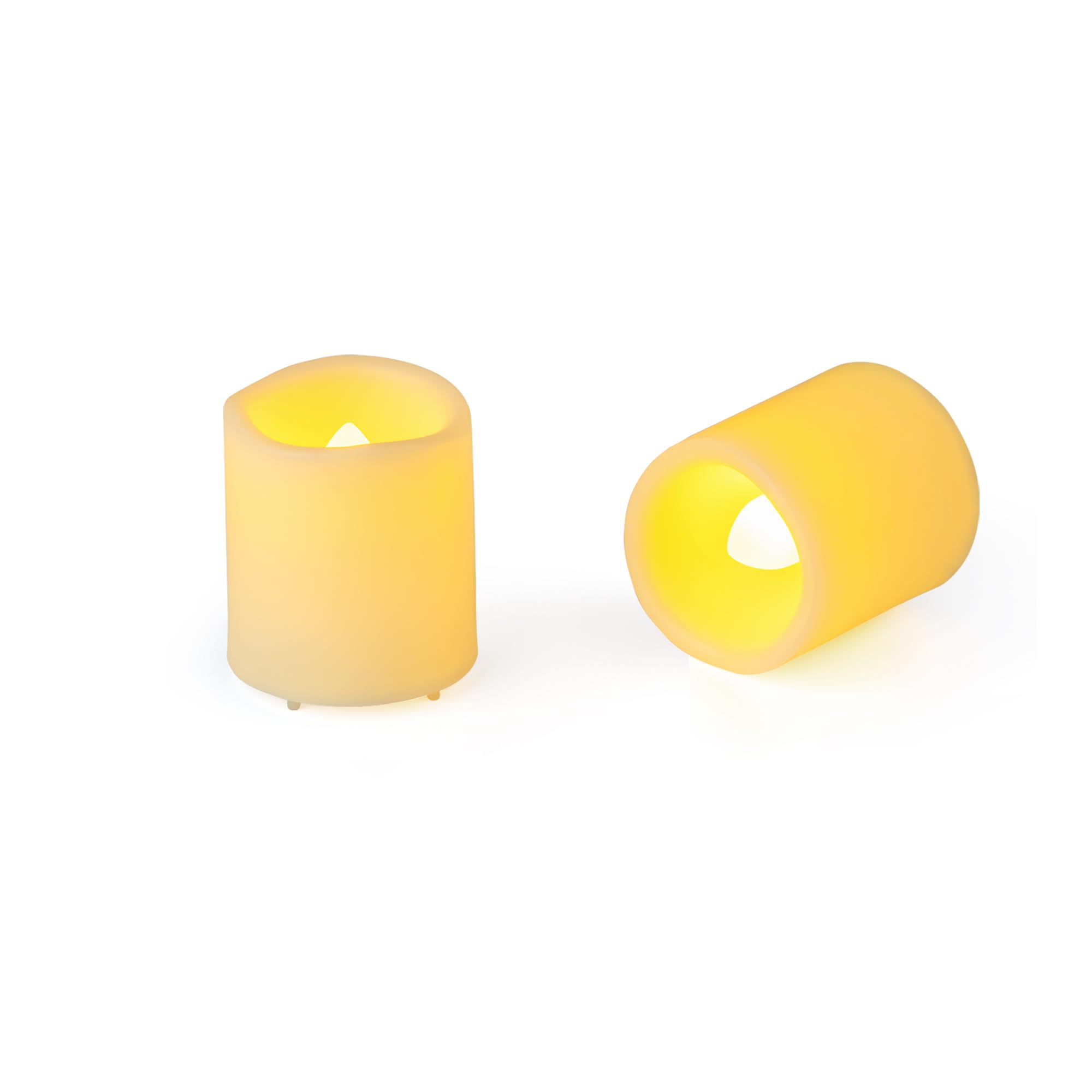 Świece tealight zasilane bateriami, bezpłomieniowe, migoczące świeczki LED, elektryczne, do użytku na zewnątrz, małe, sztuczne świece, na ślub, Halloween, dekoracje świąteczne, 72 szt