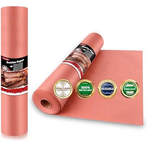 Tikxlafe Pink Butcher Paper Roll for BBQ Cover