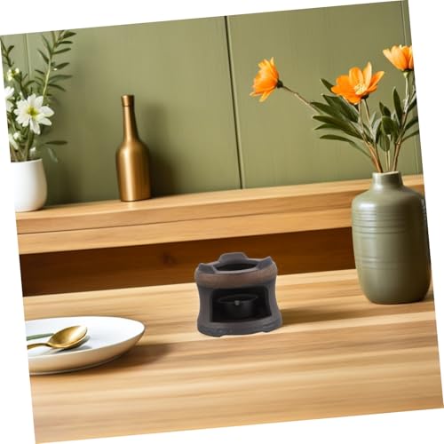 Calentador de té teteras base cerámica japonesa resistente calor candelabro 8