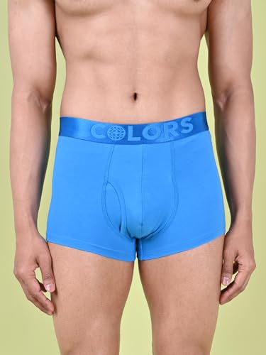 Image of Rupa Colors Pep Collection Trunk for Men, Cotton Blend, Anti Ride-Up, Snug Fit, Pack of 1