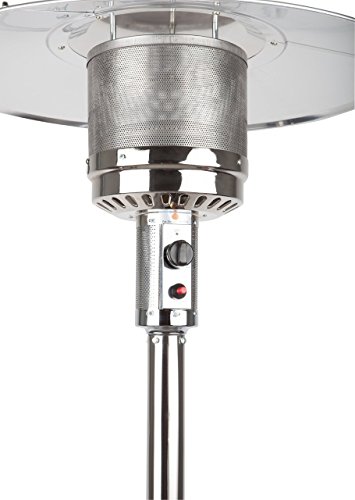 Amazon-Basics-Stainless-Steel-Commercial-Propane-46000-BTU-Outdoor-Patio-Heater-with-Wheels-Stainless-Steel-Stand-Up-Patio-Heater-Cover-Set