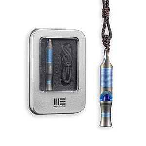 Emergency Whistle Survival Loud, Titanium Outdoor Safety Whistle Survival Shrill Loud Blast with Paracord for Kayak, Life Vest, Jacket, Boating, Fishing,Camping, Hiking, Hunting, Coyote