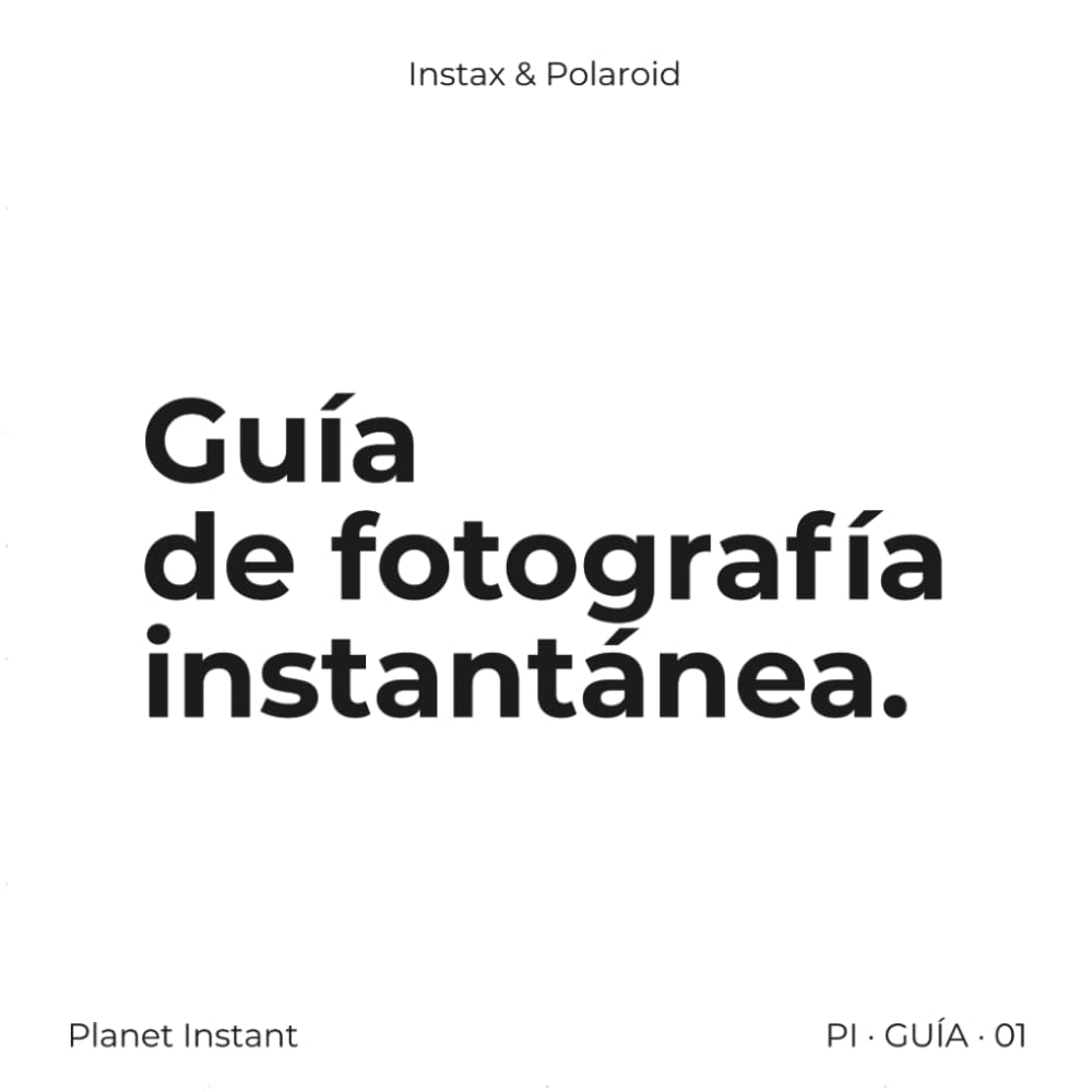 Guía de fotografía instantánea.