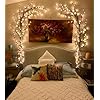 The Lighted Willow Vine Plants for Living Room DecorLKGOOD Christmas Decorations Light Trees with 144 LEDs Plug in for Decoration Inside1PCS Black