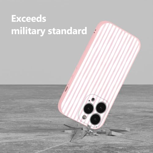 Coque silicone iPhone 16 Pro Max protection rose MagSafe - 4